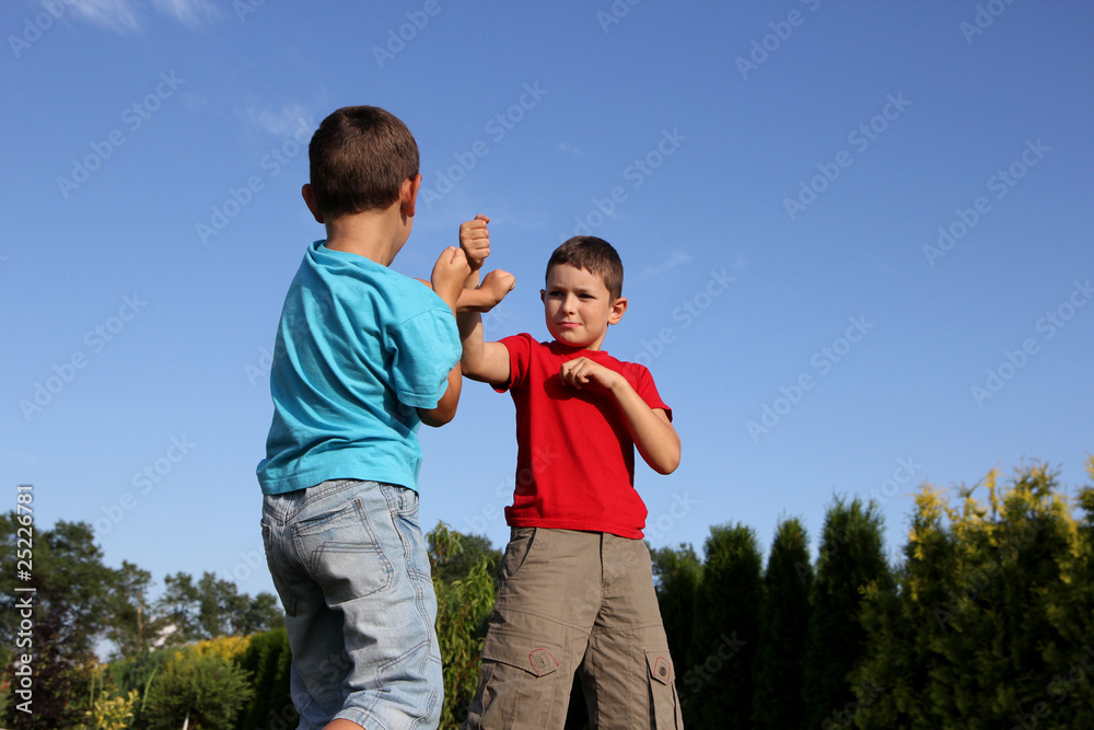 Child fighting