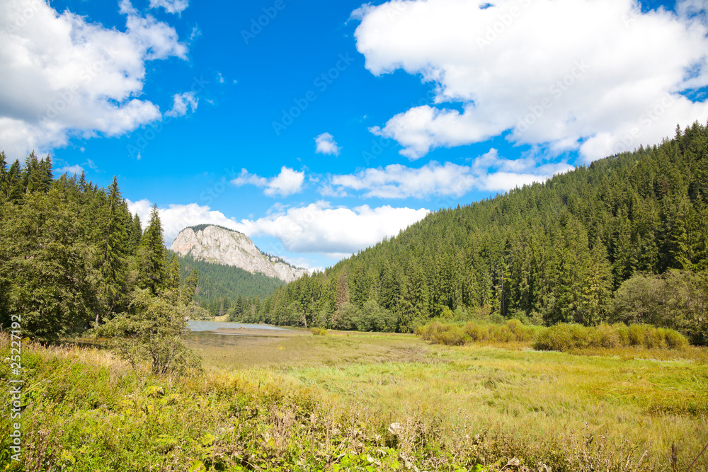 Obraz premium The Red Lake