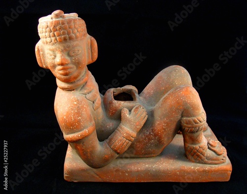 A Chac Mool Statue from Chichen Itza Mexico