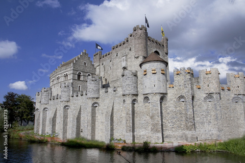 Castle Gravensteen in Ghent Belgium