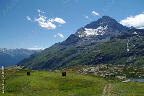 paysage alpin - parc national de la vanoise
