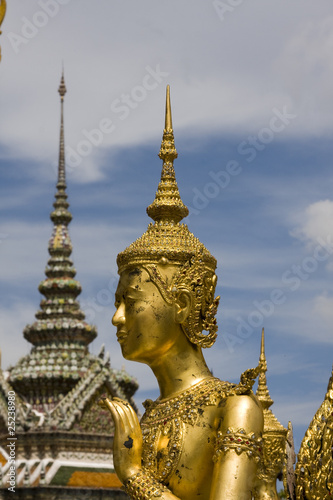 Architecture of Grand Palace  Bangkok  Thailand.