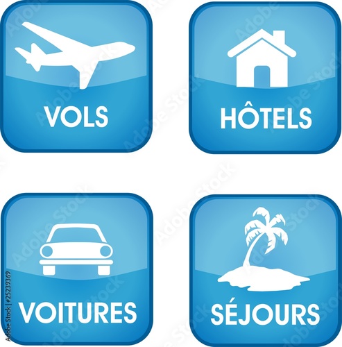 boutons voyage