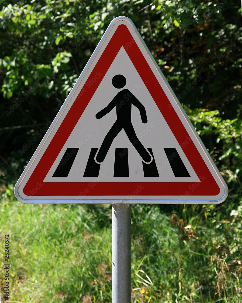 panneau de signalisation passage pour piéton panneau de signalisation passage pour piéton