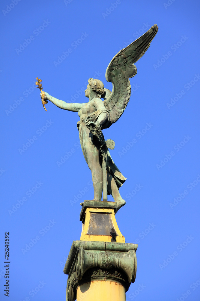 Statue of Angel on the Prague Bridge