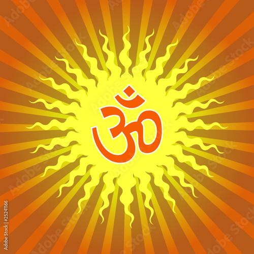 Spiritual Om Background