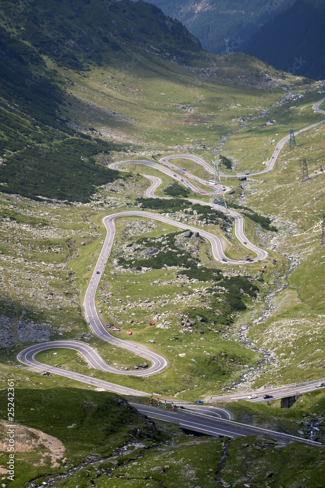Transfagarasan Highway view Transfagarasan Highway view