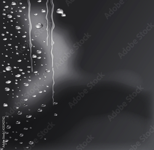 rain drops vector background