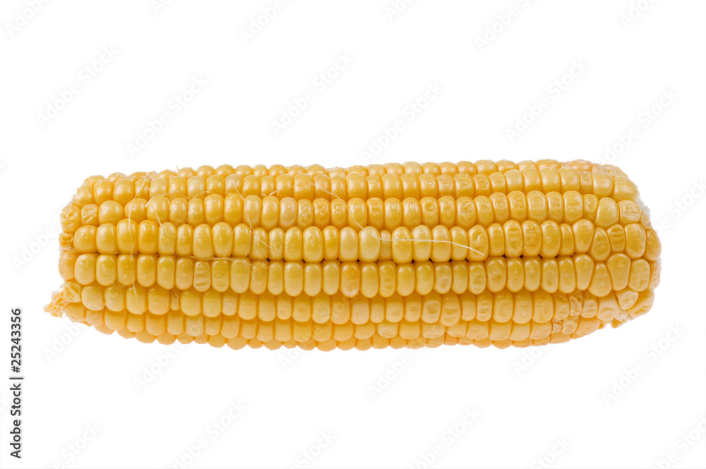 corn on white corn on white
