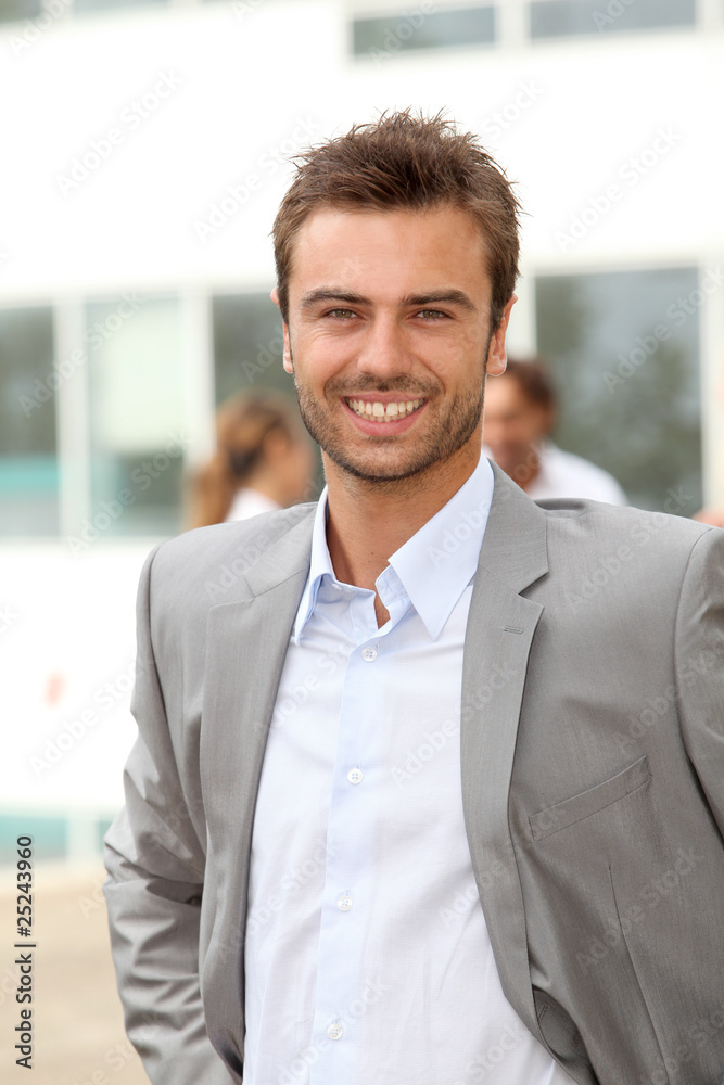 Portrait of young businessman Portrait of young businessman