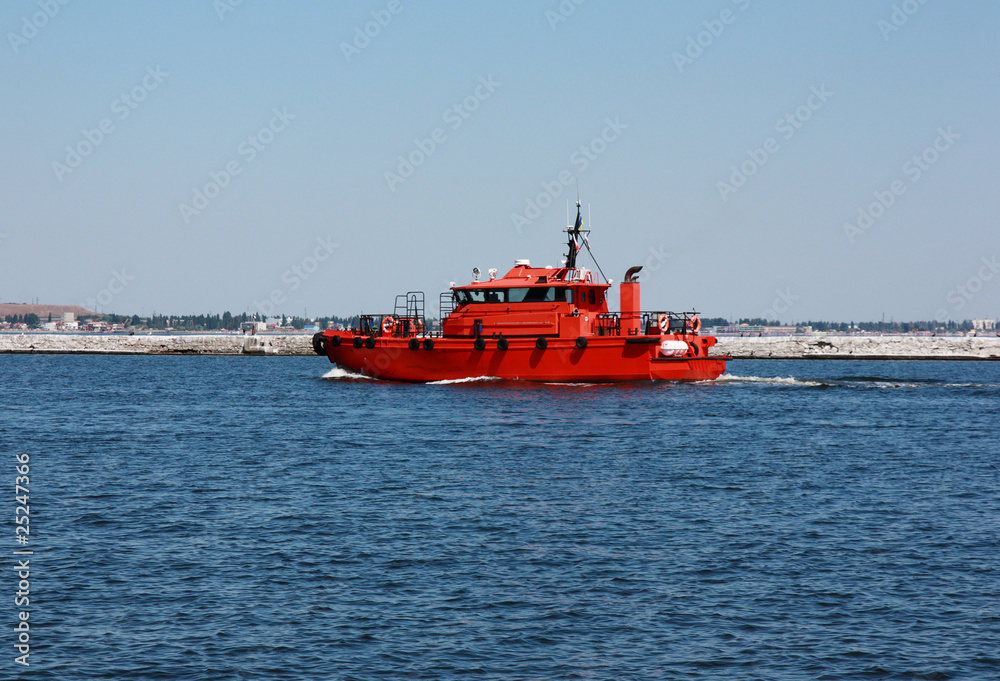 Fototapeta premium pilot boat