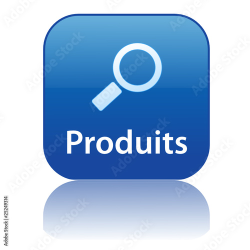 Bouton Web PRODUITS (rechercher services catalogue loupe outils)