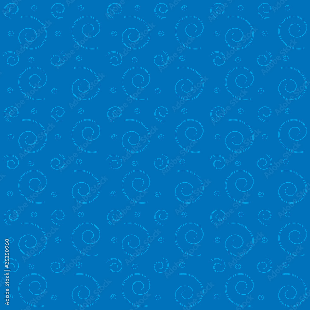 Blue seamless patten, part 3, vector illustration