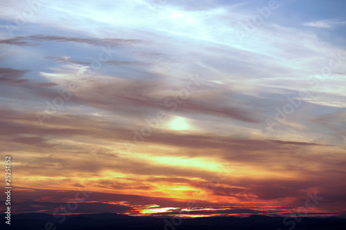 Romantic sky and sunset © Linda More