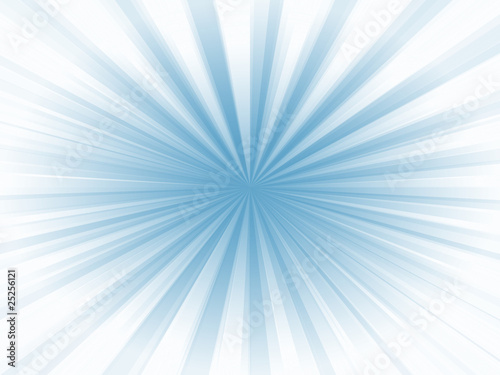 Wallpaper Mural White and Blue Radial Background
