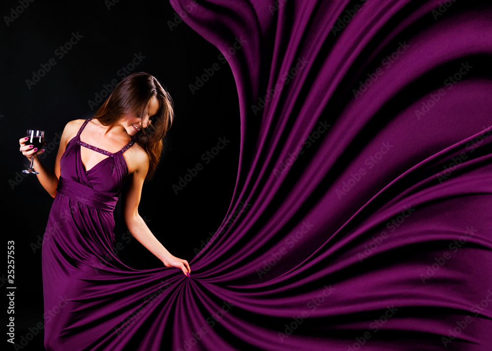 Obraz premium Glamour women with the whine