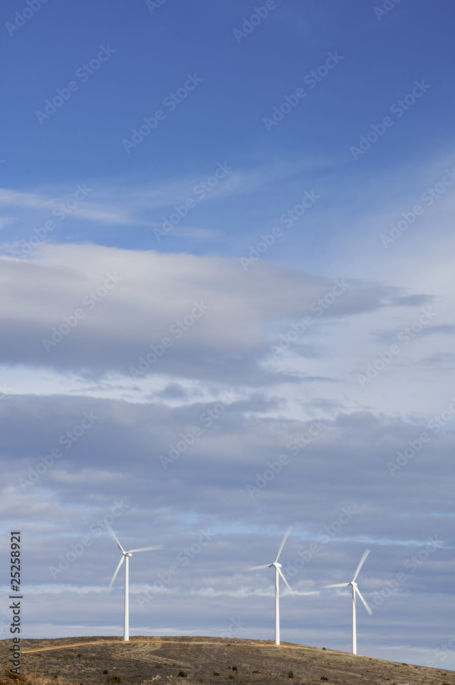 Fototapeta premium Three windmills