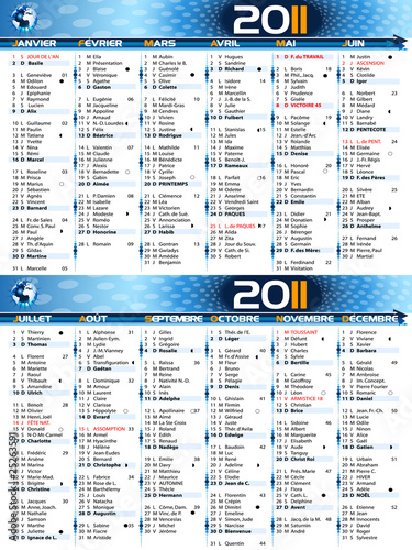 Calendrier 2011 technologique