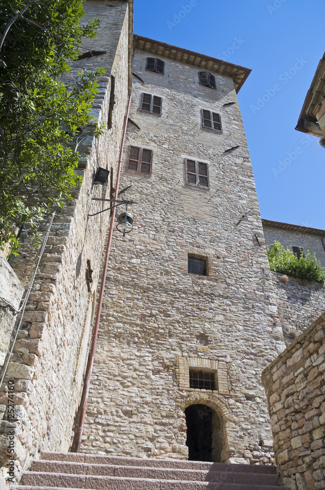 Historical Palace. Assisi. Umbria.