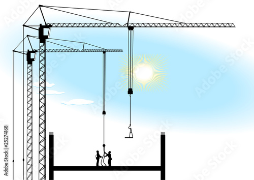 Kran Baustelle