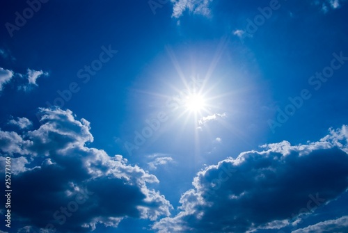 sparkle sun in a clouds © Yuriy Kulik