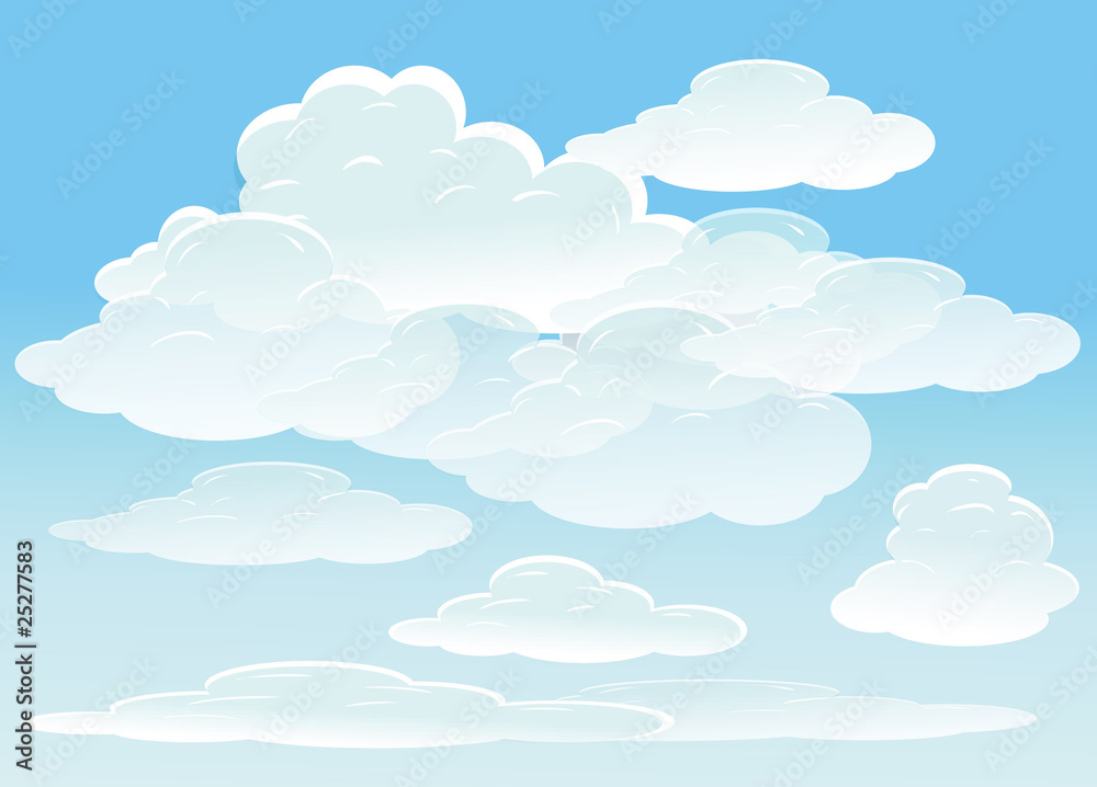 vector background with sky vector background with sky