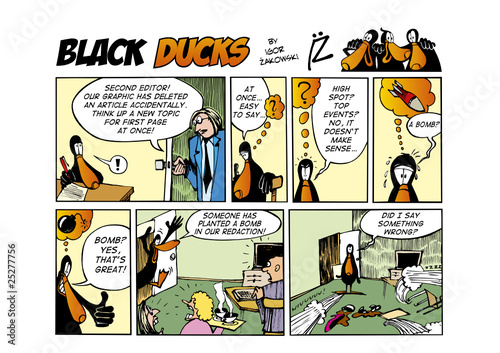 Black Ducks Comic Strip episode 53