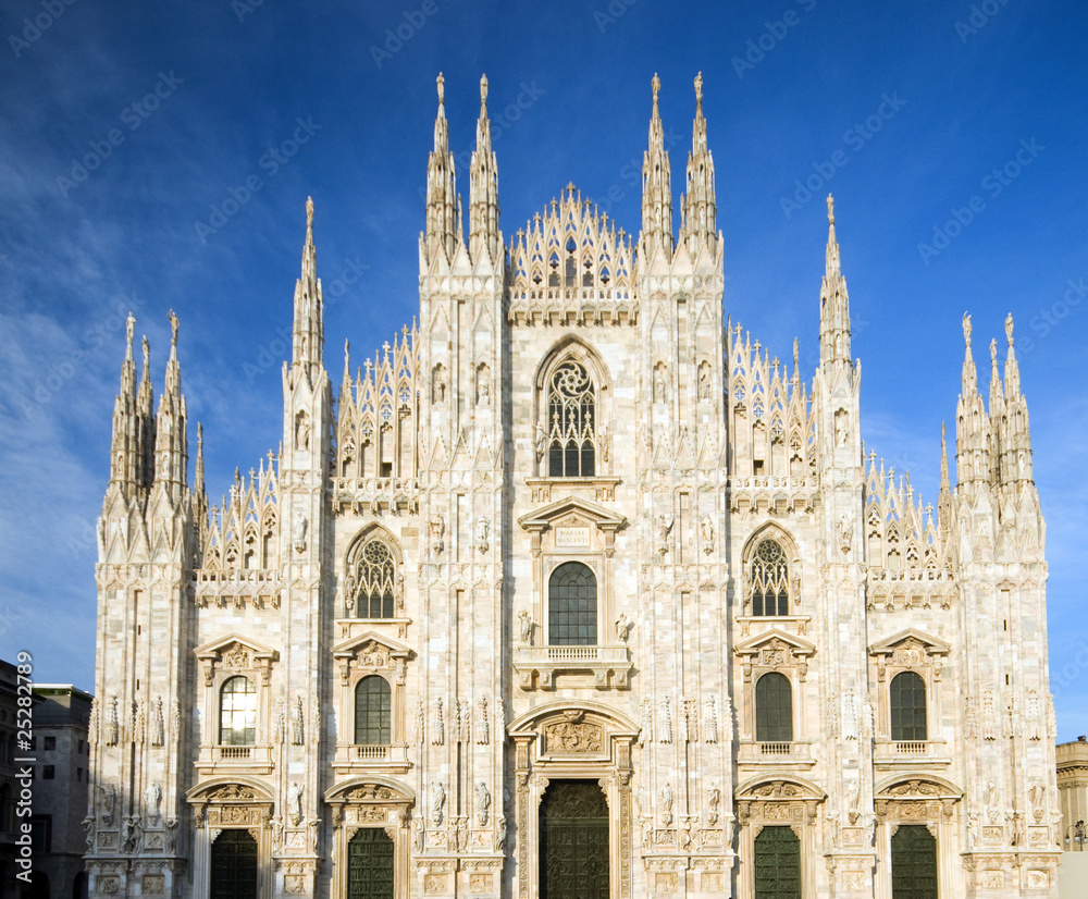 the Duomo Cathedral church  Milan Italy