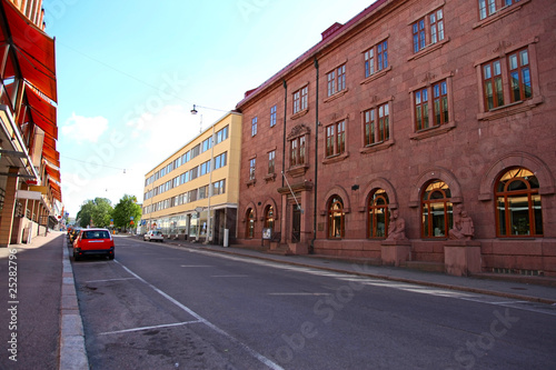 the street of Porvoo, Finland