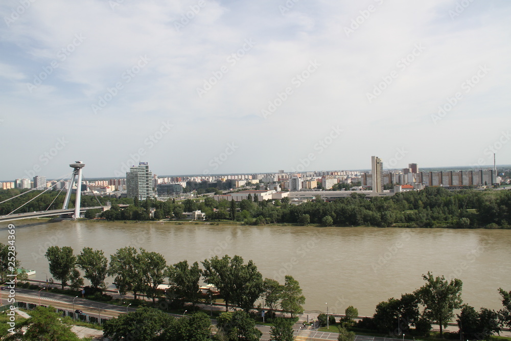 Bratislava,vue du danube