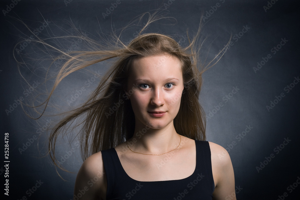 Photo of beautiful woman with magnificent hair Photo of beautiful woman with magnificent hair