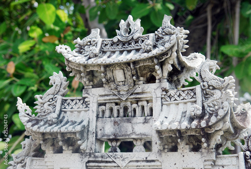 Stone house of spirits. Thailand