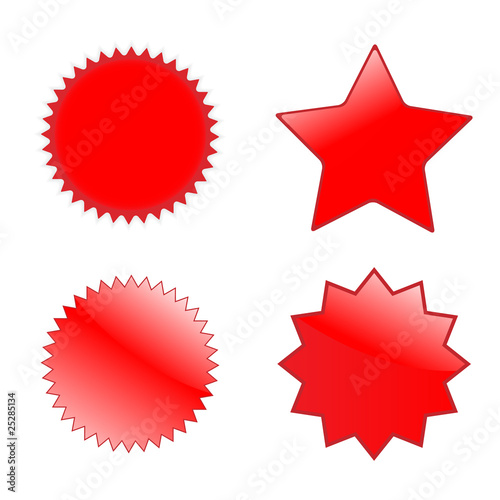 Set of buttons