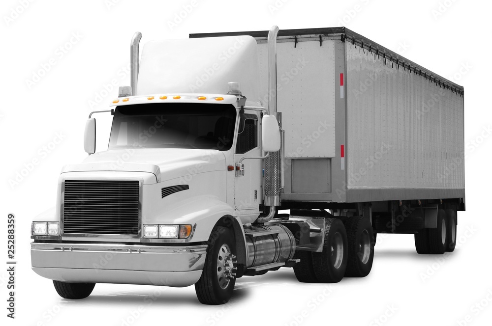 Cargo truck. Cargo truck.