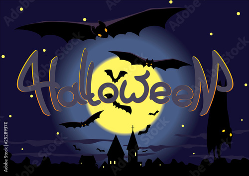 Halloween inscription