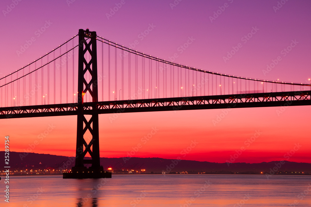 Fototapeta premium Bay Bridge, San Francisco, California.