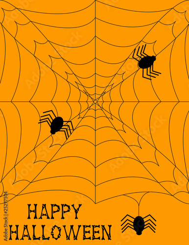 Halloween Spiderweb Background