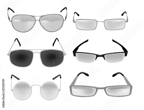 glasses vector illustration