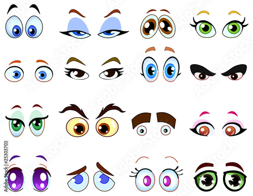 Cartoon eyes