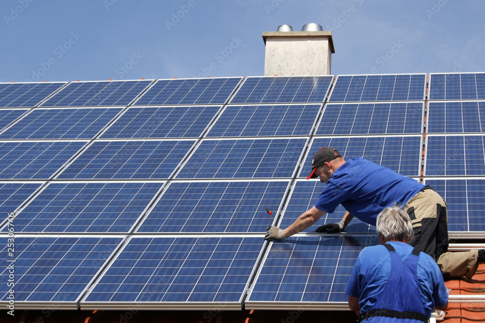 Near completion, solar electricity Near completion, solar electricity