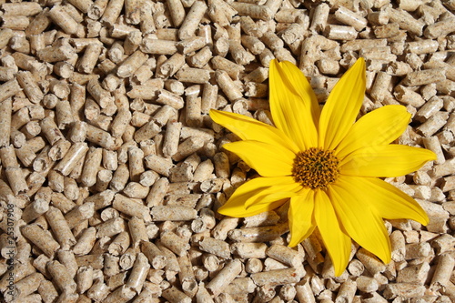blüte holzpellets