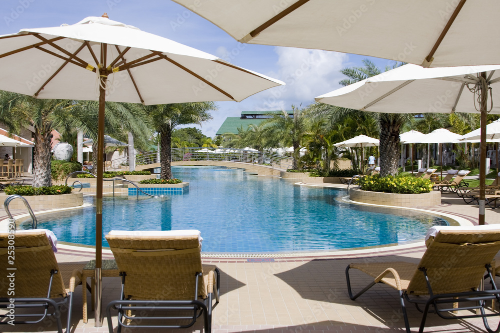 Fototapeta premium Swimming pool in Thailand
