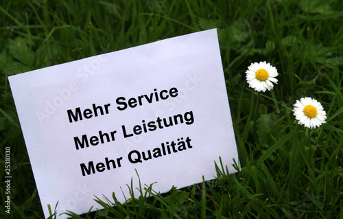 Leistung, Service, Qualität III photo