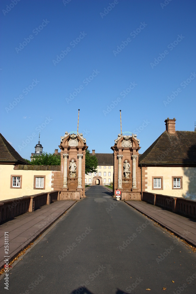 Obraz premium Scloss Corvey an der Weser