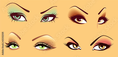 Set of eyes