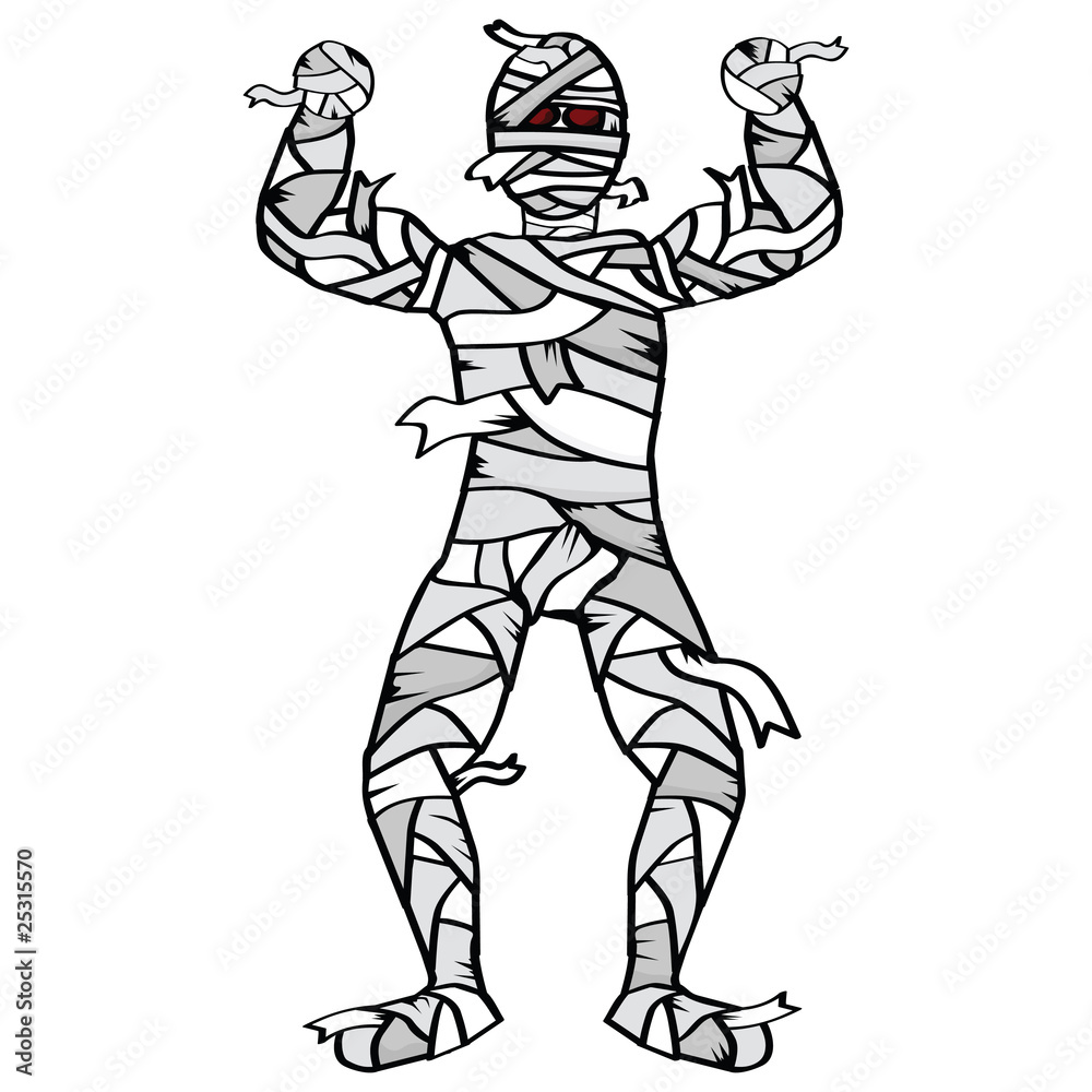 Cartoon mummy