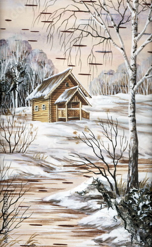 Small house in wood