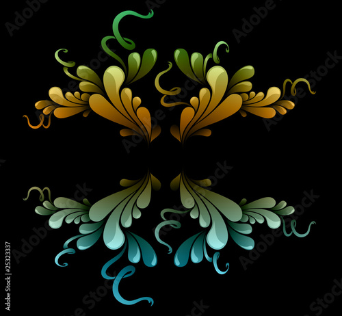 modern floral elements