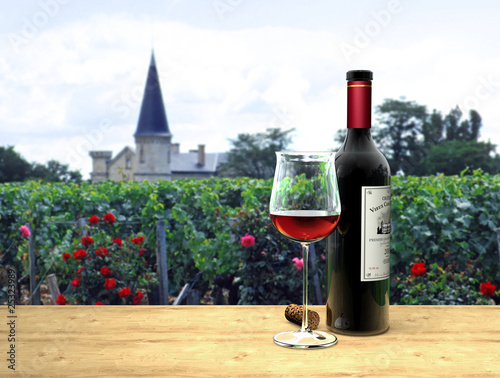 Foto Bordeaux Wein im Médoc