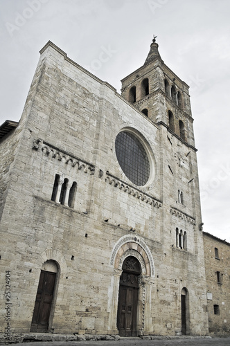 Quadro em tela St. Michele Arcangelo Church. Bevagna. Umbria.
